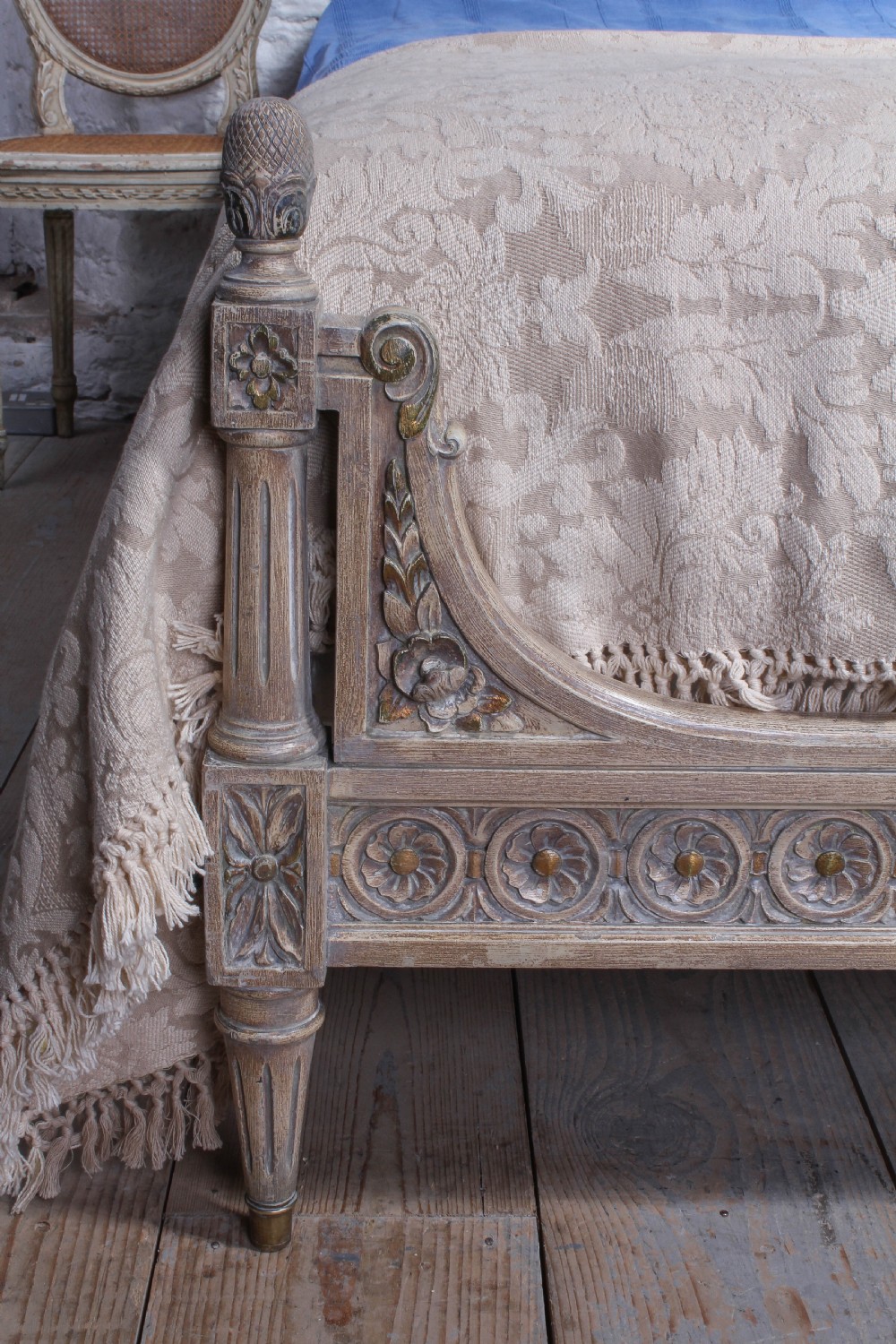 Absolutely lovely Bergere caned low end king size bed View IV