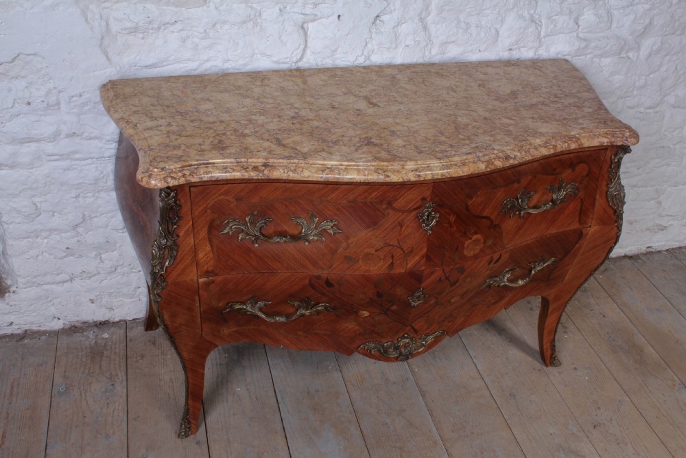 Large Louis XV style French commode View II