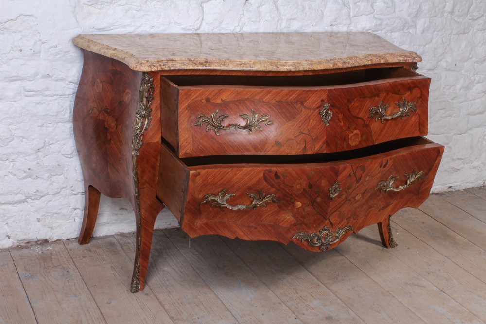 Large Louis XV style French commode View III