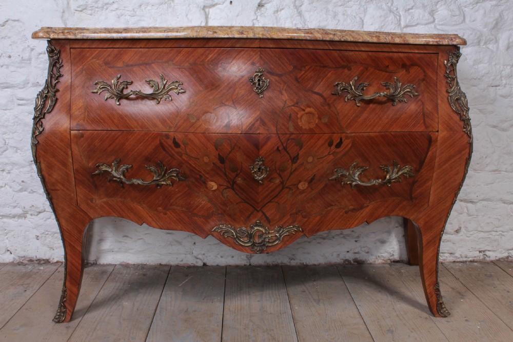 Large Louis XV style French commode View IV