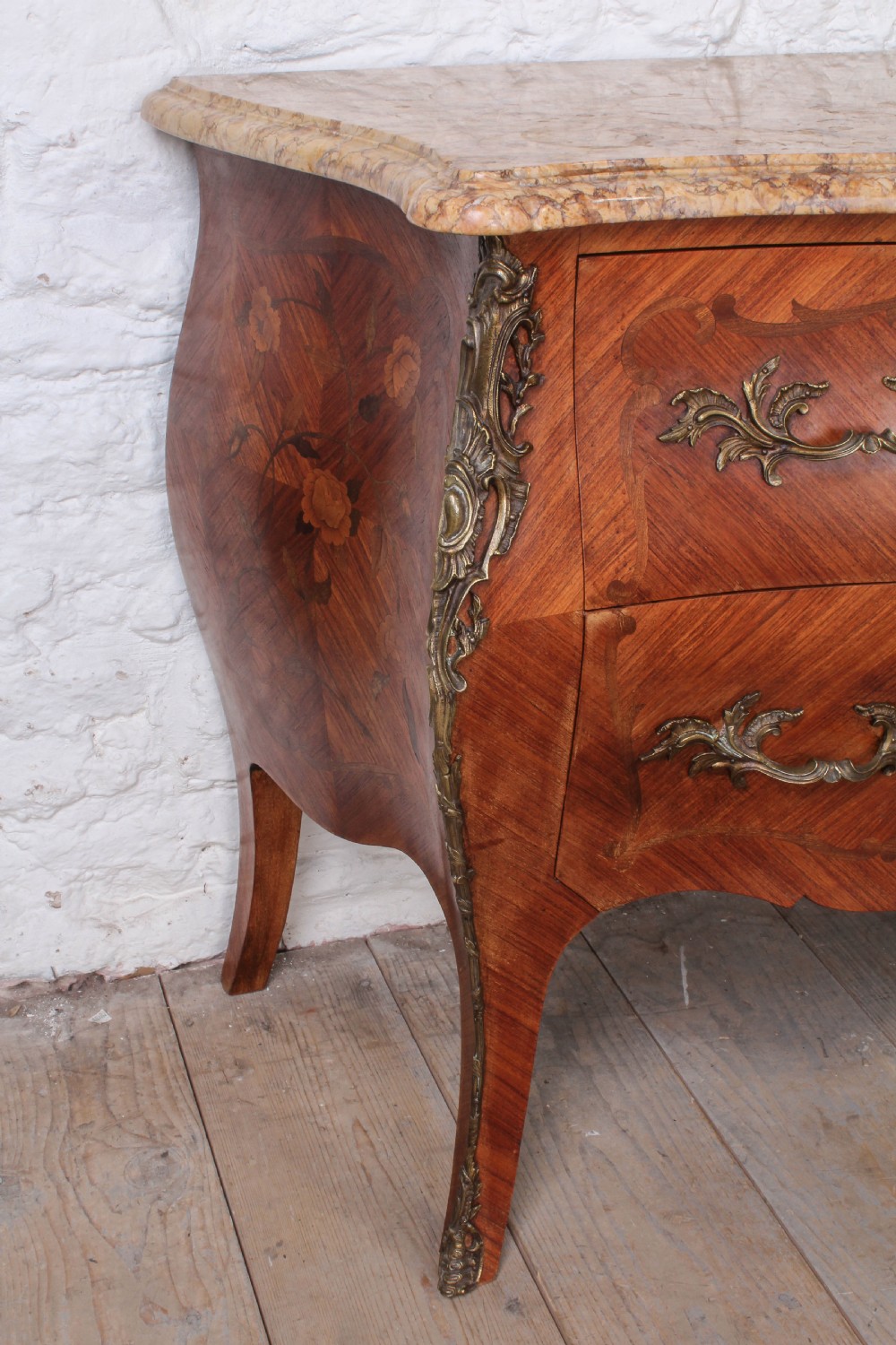 Large Louis XV style French commode View VI