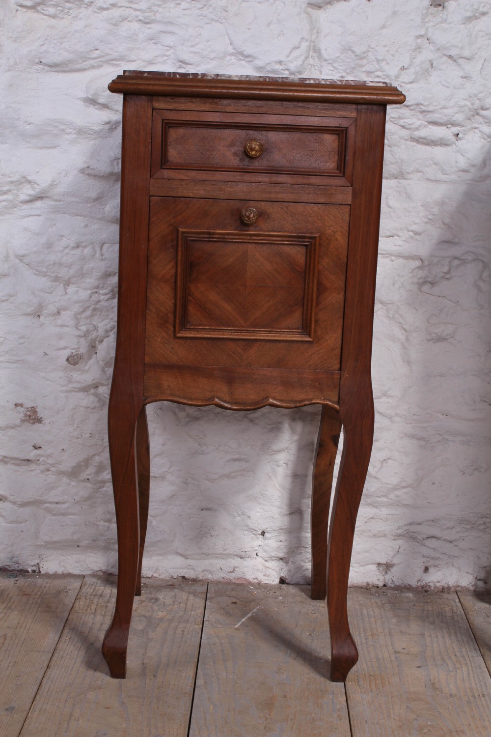 Nice pair of Louis XV walnut bedsides View II