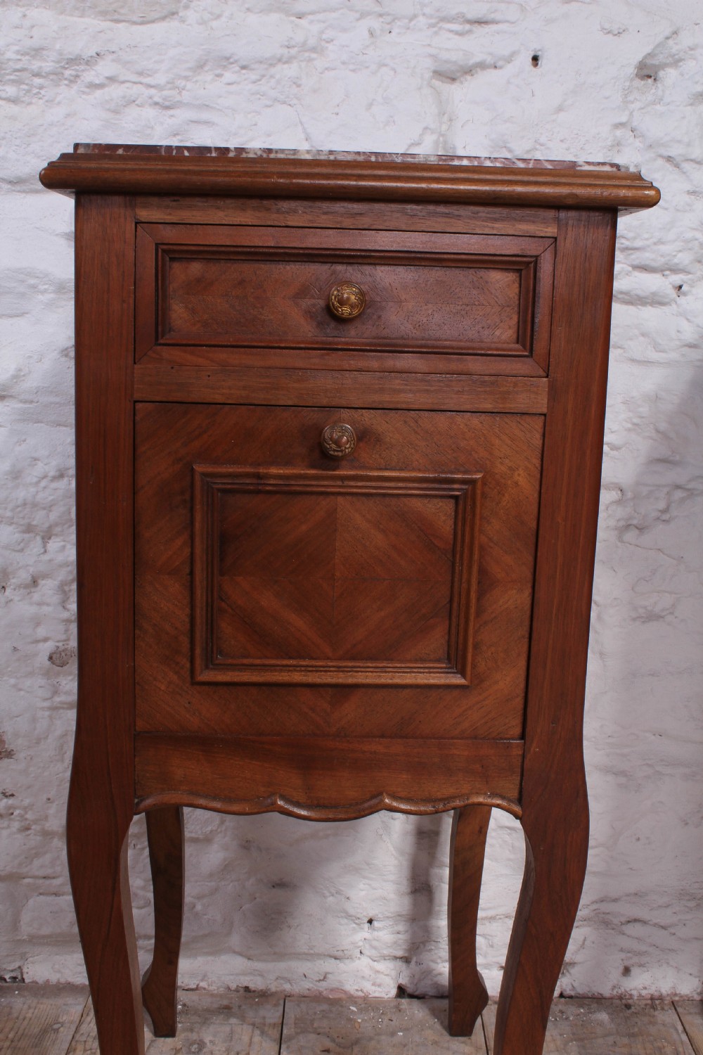 Nice pair of Louis XV walnut bedsides View V
