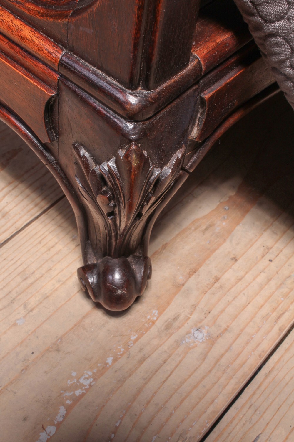 Two meter wide super king French walnut bed View IV