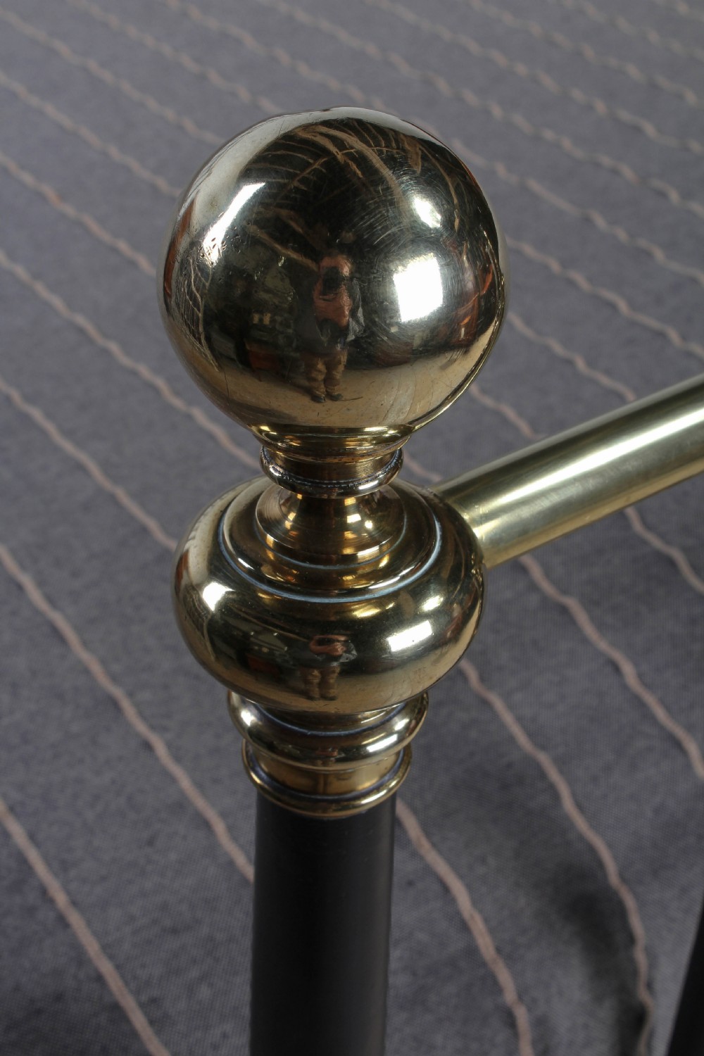 Beautiful Heals Black and brass king size bed View II