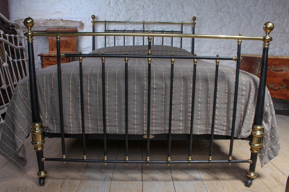 Beautiful Heals Black and brass king size bed View IV