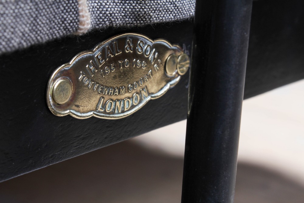 Beautiful Heals Black and brass king size bed View VI