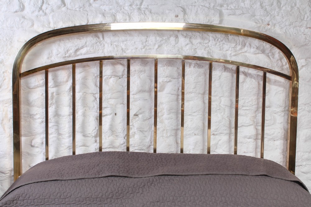 Fashionable simple French all brass king size bed  View III