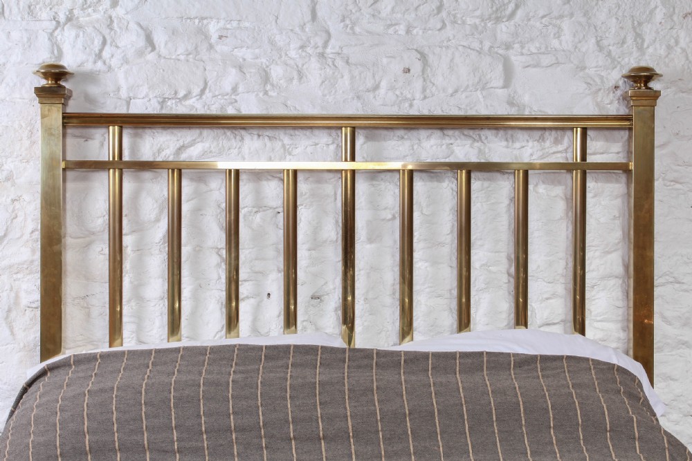 Superb quality Edwardian double brass bed View III