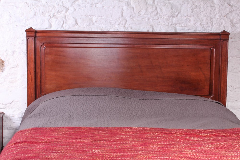 Whytock and Reid solid Mahogany large king size bed View II
