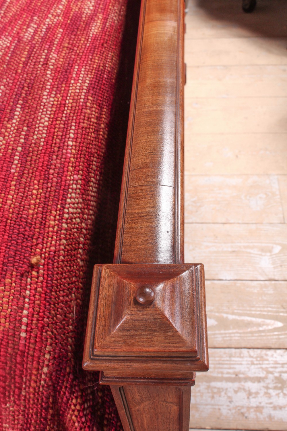Whytock and Reid solid Mahogany large king size bed View IV