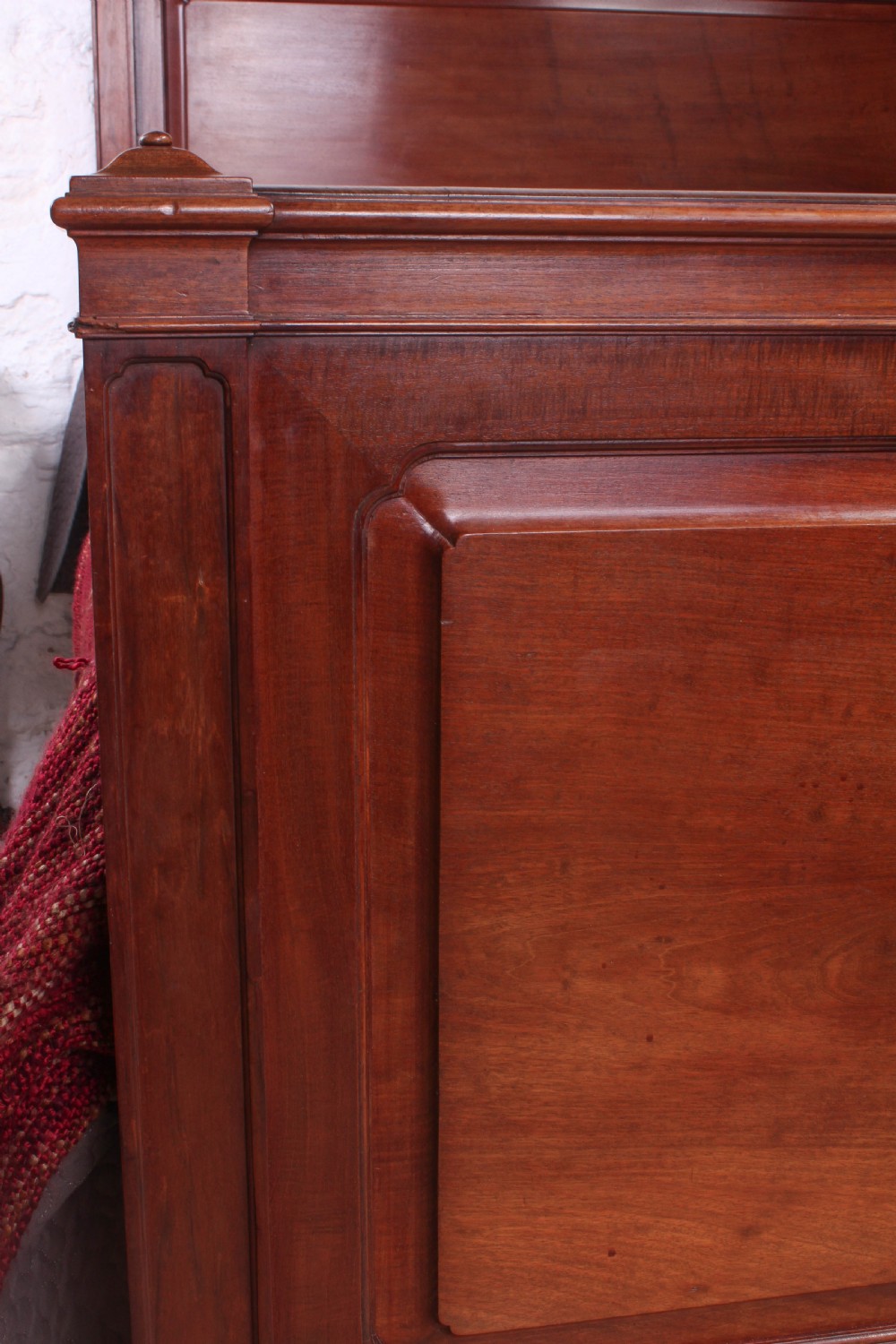 Whytock and Reid solid Mahogany large king size bed View V