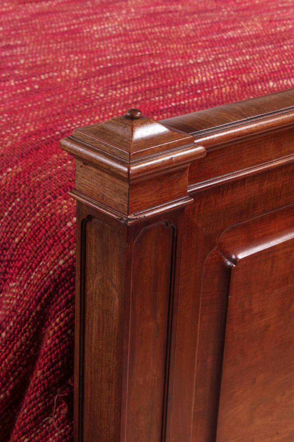 Whytock and Reid solid Mahogany large king size bed View VI