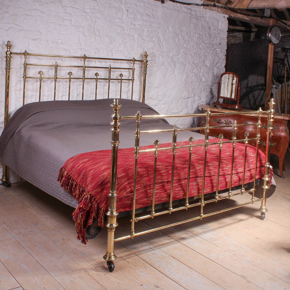 Stunning super king size all brass bed made by Schoolbred