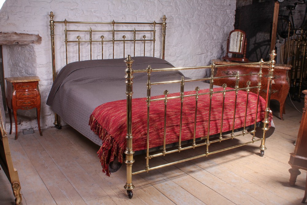Stunning super king size all brass bed made by Schoolbred View II