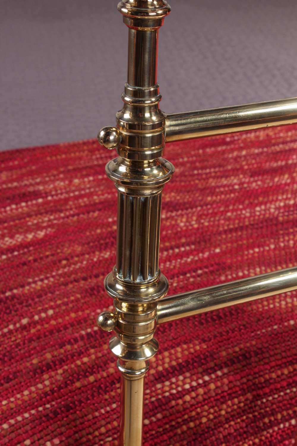 Stunning super king size all brass bed made by Schoolbred View V