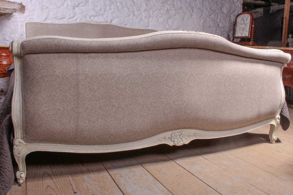 Super king size 6Ft French newly  upholstered lit bateau View V