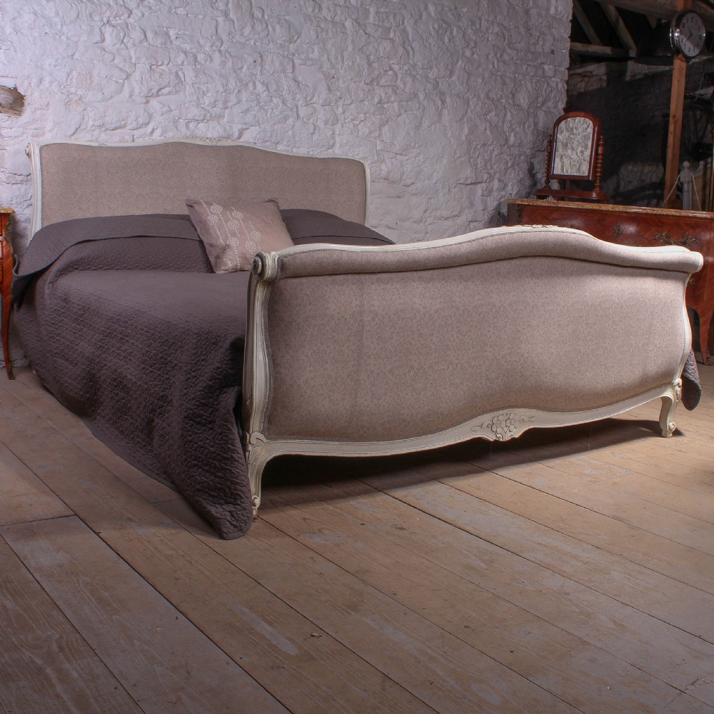 Super king size 6Ft French newly  upholstered lit bateau View VII
