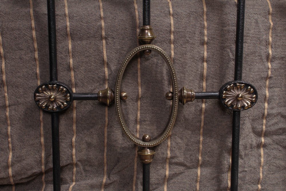 Beautiful individual classic Victorian black and brass 5Ft king size bed View V