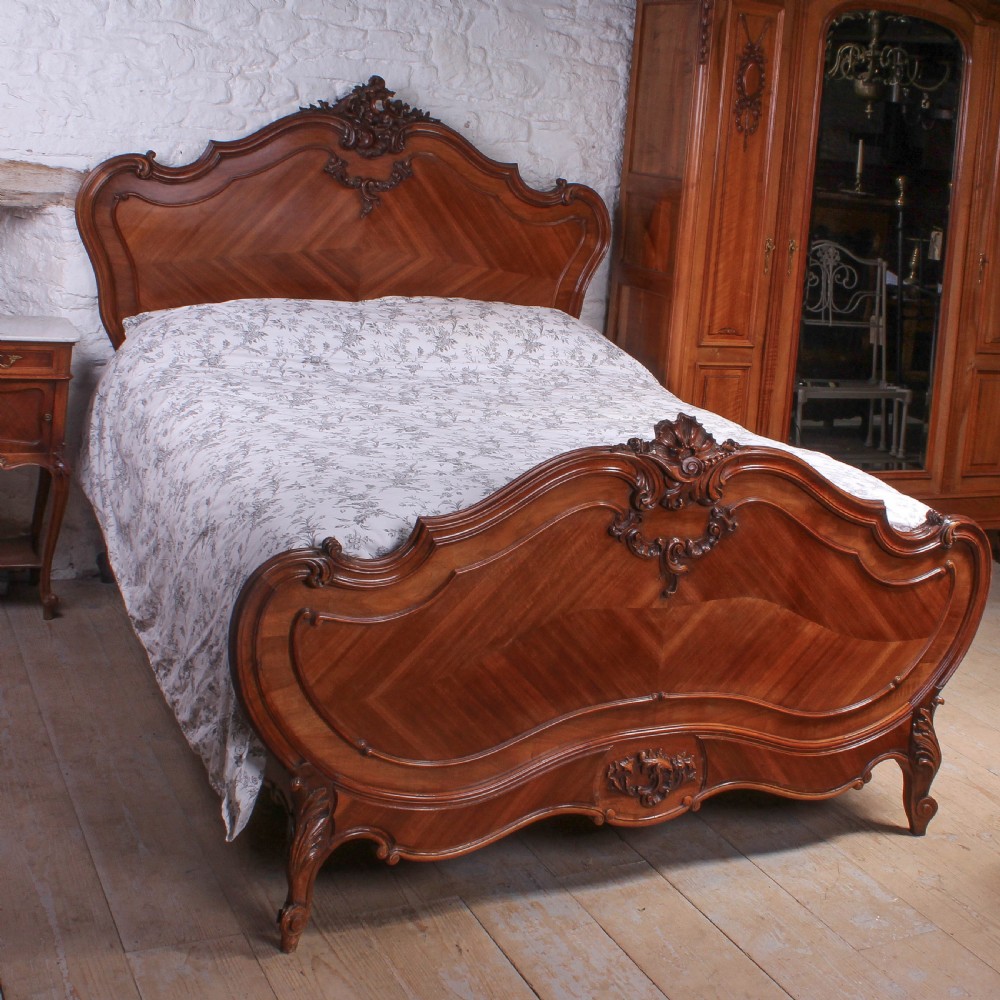 Beautiful king size Louis XV style bed View II