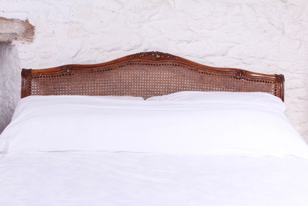 Caned  Louis XV style king size bed View VII