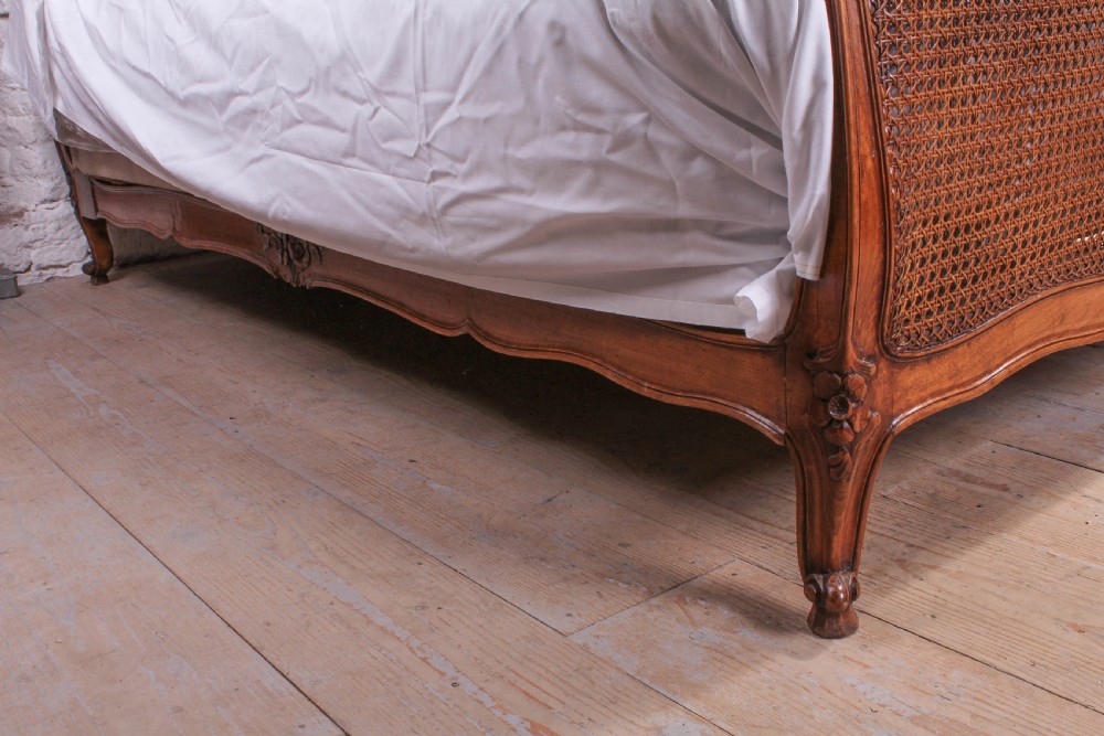 Caned  Louis XV style king size bed View IX