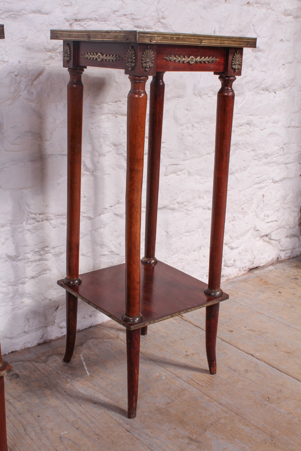 Attractive pair of elegant mahogany bedside tables View III