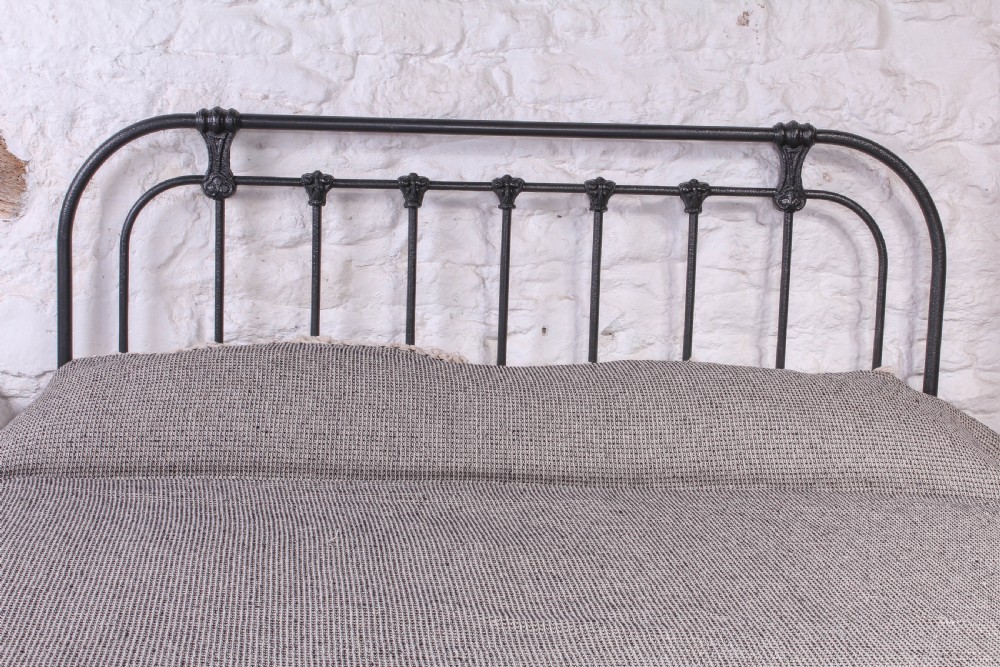 Pleasingly simple all iron king size bed View II