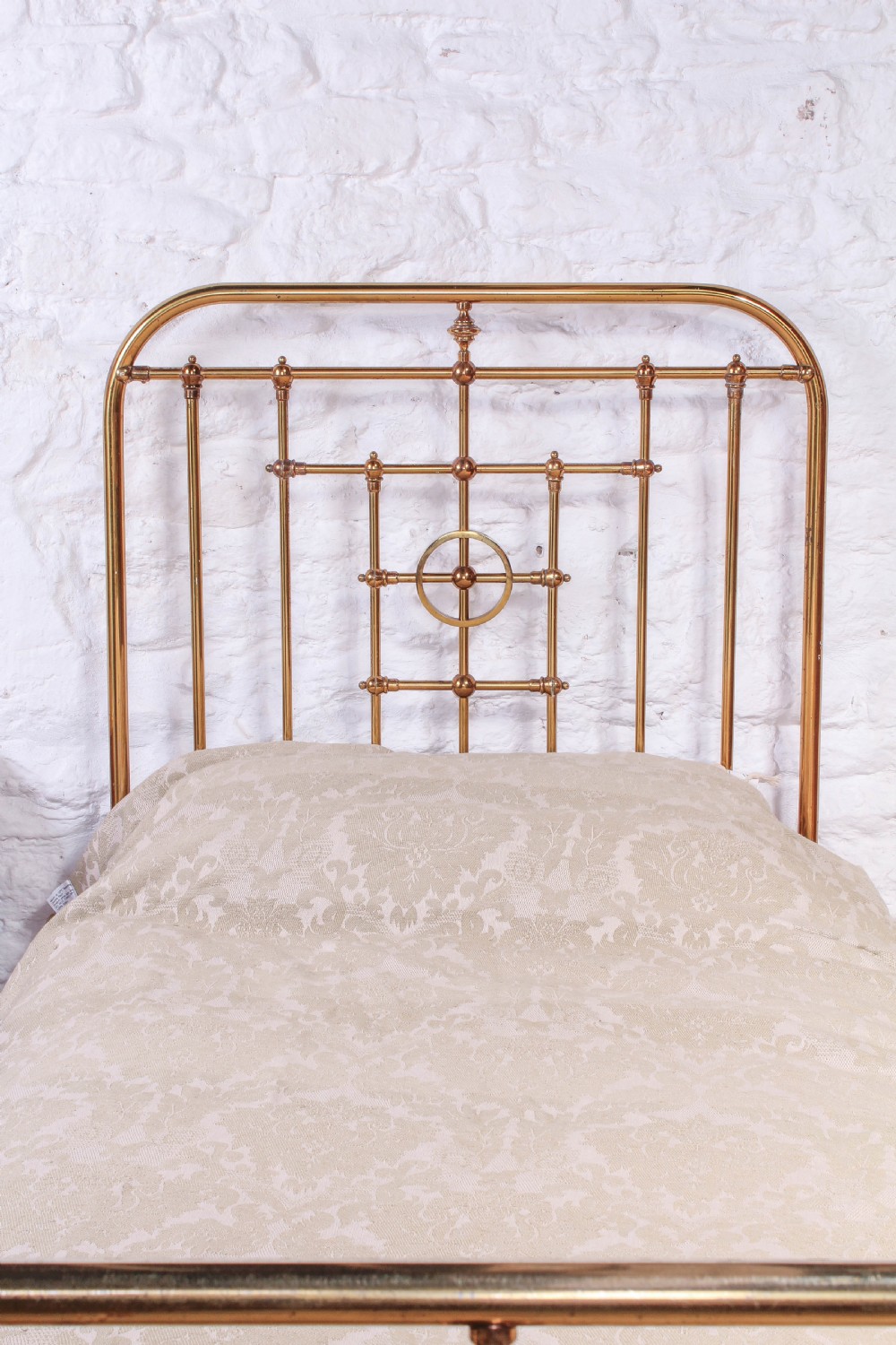 All brass single bed by Schoolbred View IV
