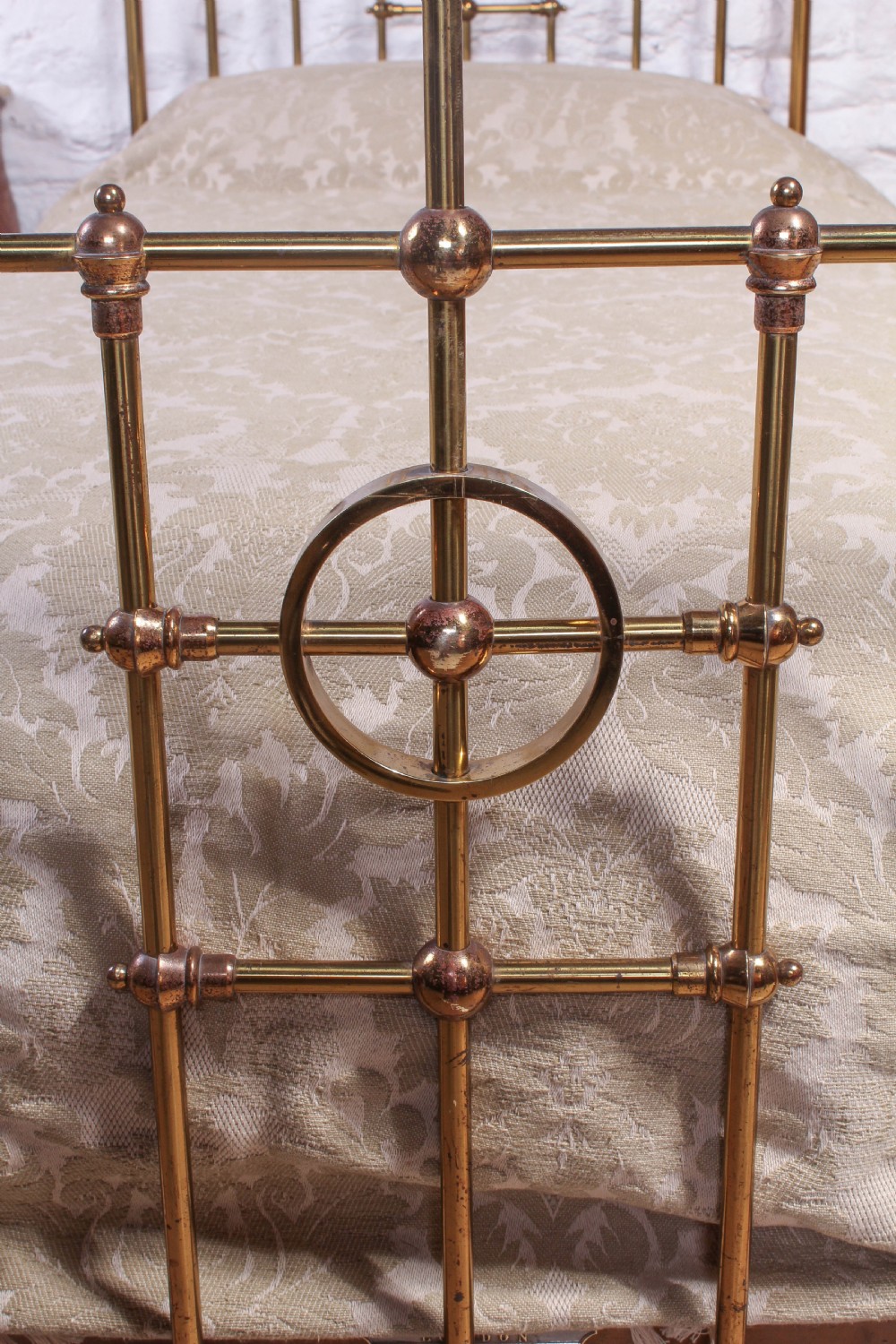 All brass single bed by Schoolbred View VI