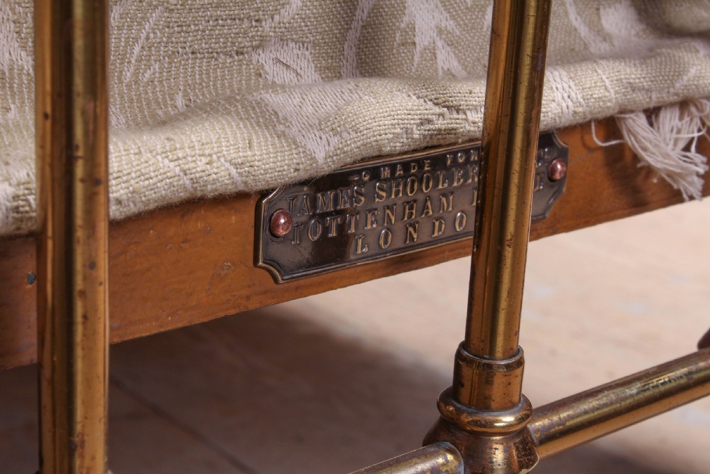 All brass single bed by Schoolbred View VII