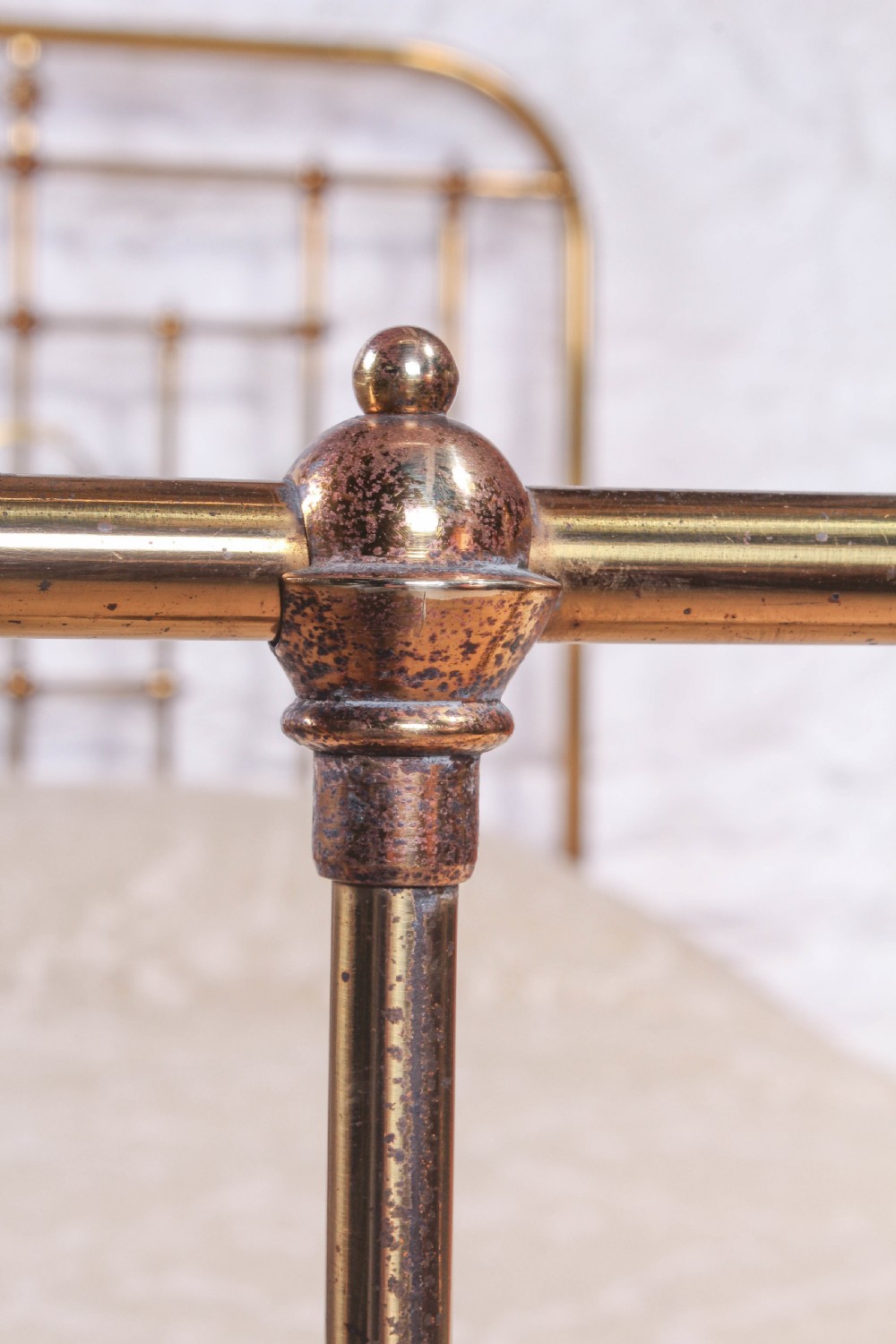 All brass single bed by Schoolbred View VIII