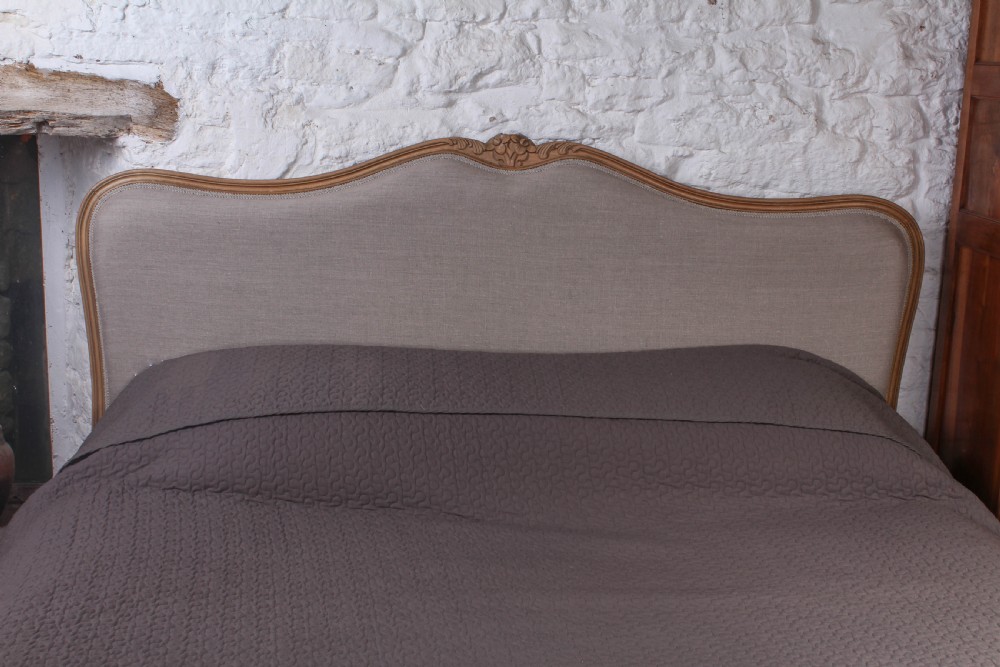 Fabulous newly upholstered  6Ft super king size demi corbeille  View VIII