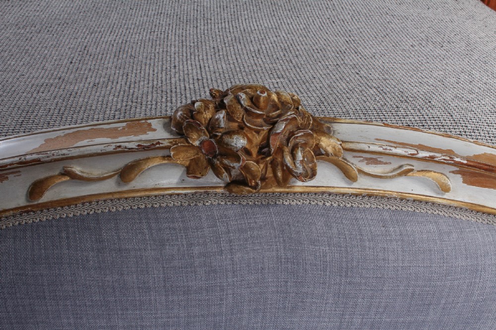 Louis XV style French upholstered king size bed View IV