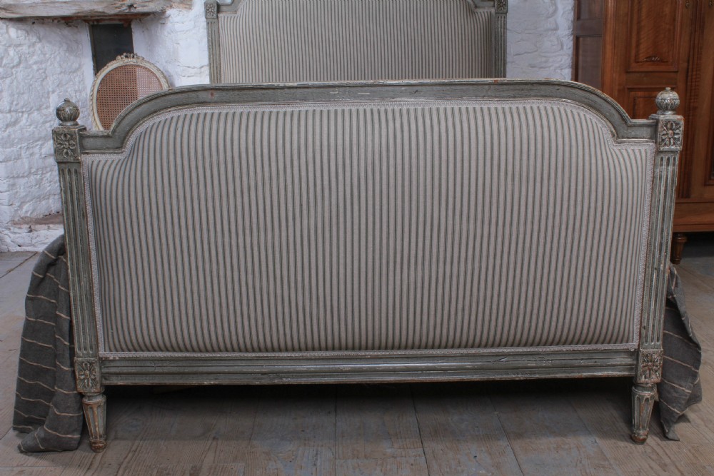 Gorgeous French Empire style upholstered double bed View II