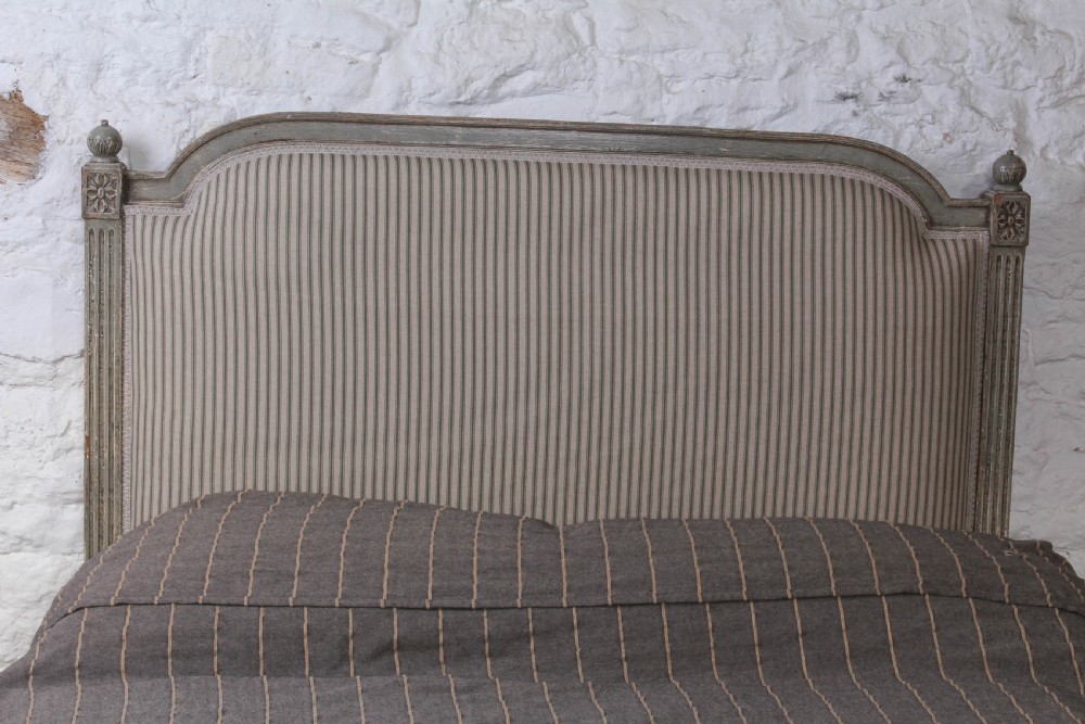 Gorgeous French Empire style upholstered double bed View III