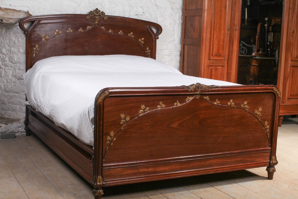 Lovely Art Nouveau style king size bed