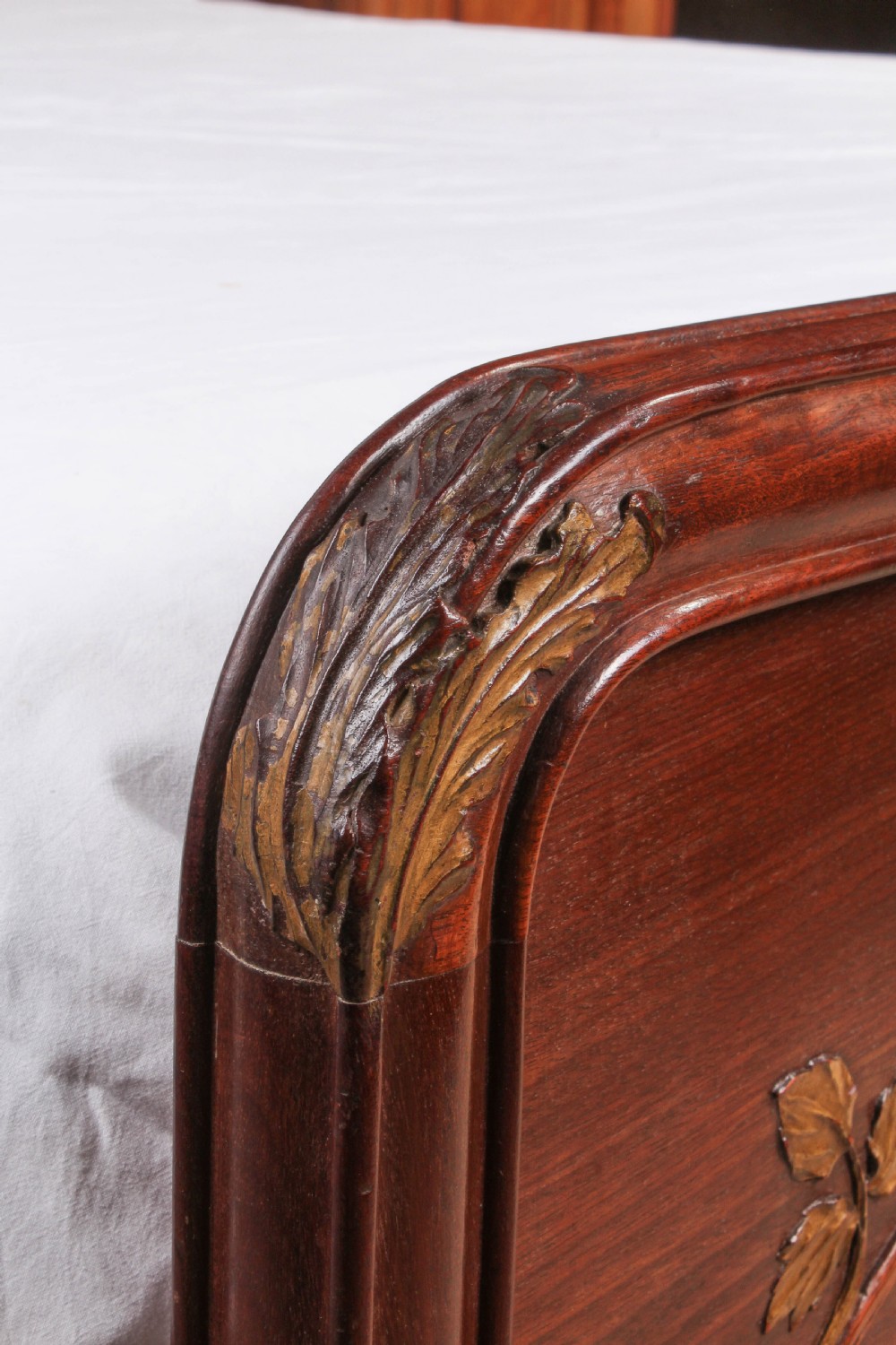 Lovely Art Nouveau style king size bed View V