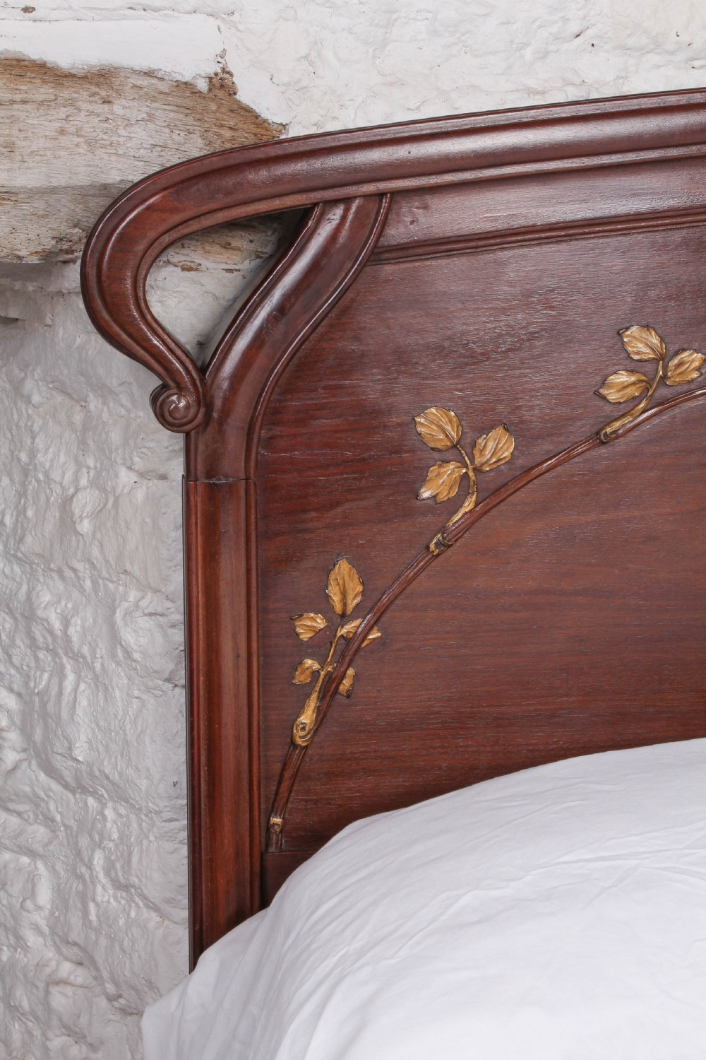 Lovely Art Nouveau style king size bed View VIII