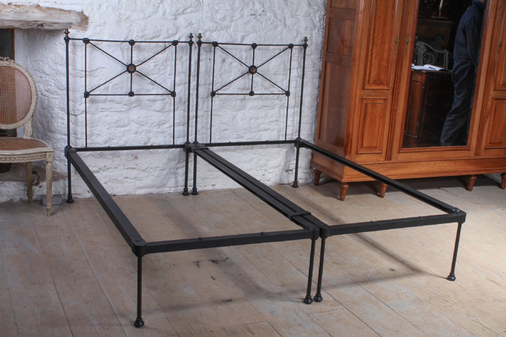 Nice pair of single Victorian  no end beds (can be joined) View IX