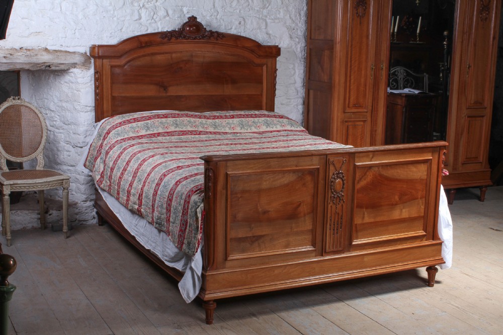 Solid cherry king size bed (matching armoire separate) View II