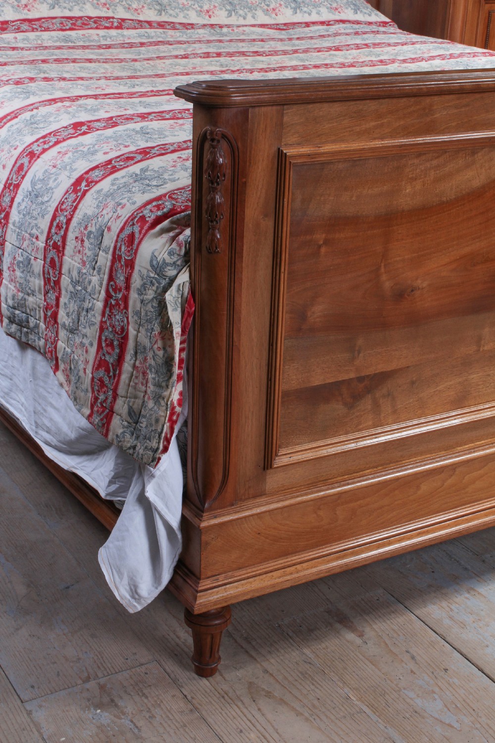 Solid cherry king size bed (matching armoire separate) View VI