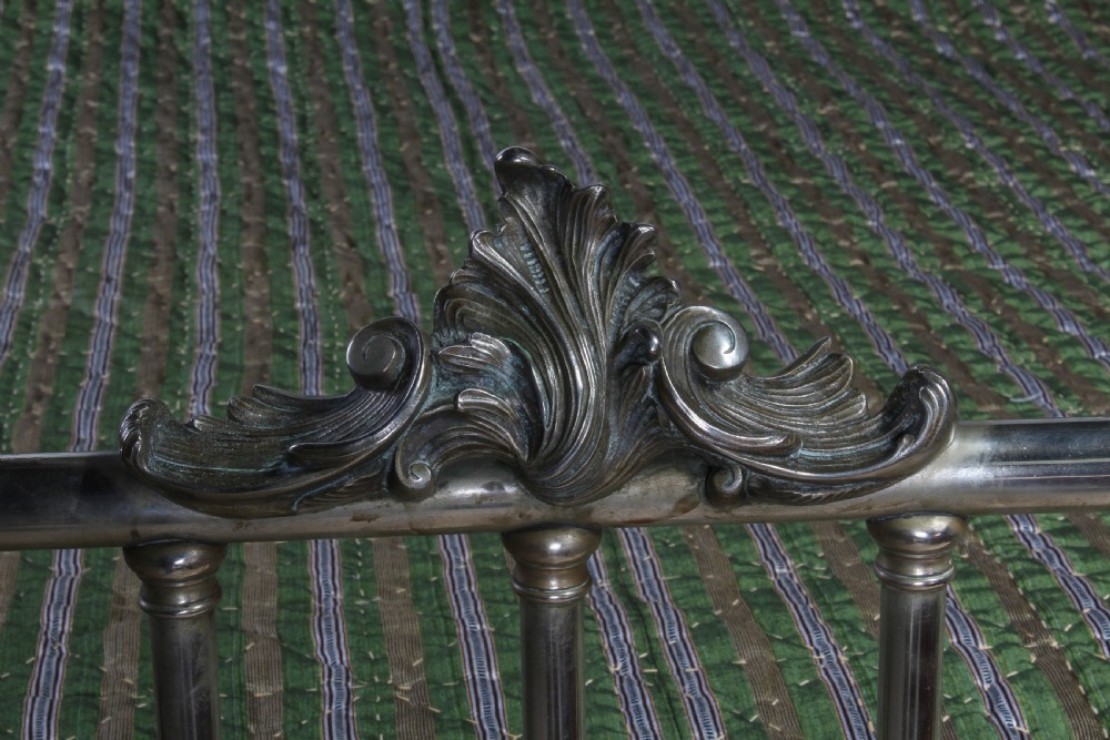 Incredible Italian nickel plated brass 6Ft super king size bed View IV