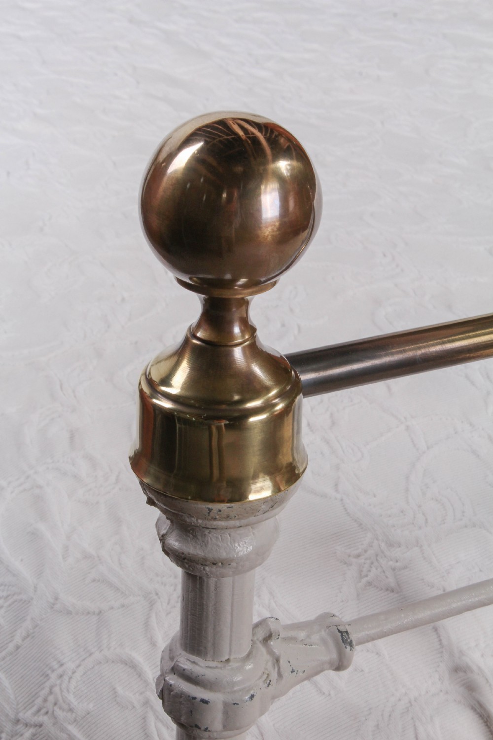 Classic Victorian 5Ft brass and iron king size  View V