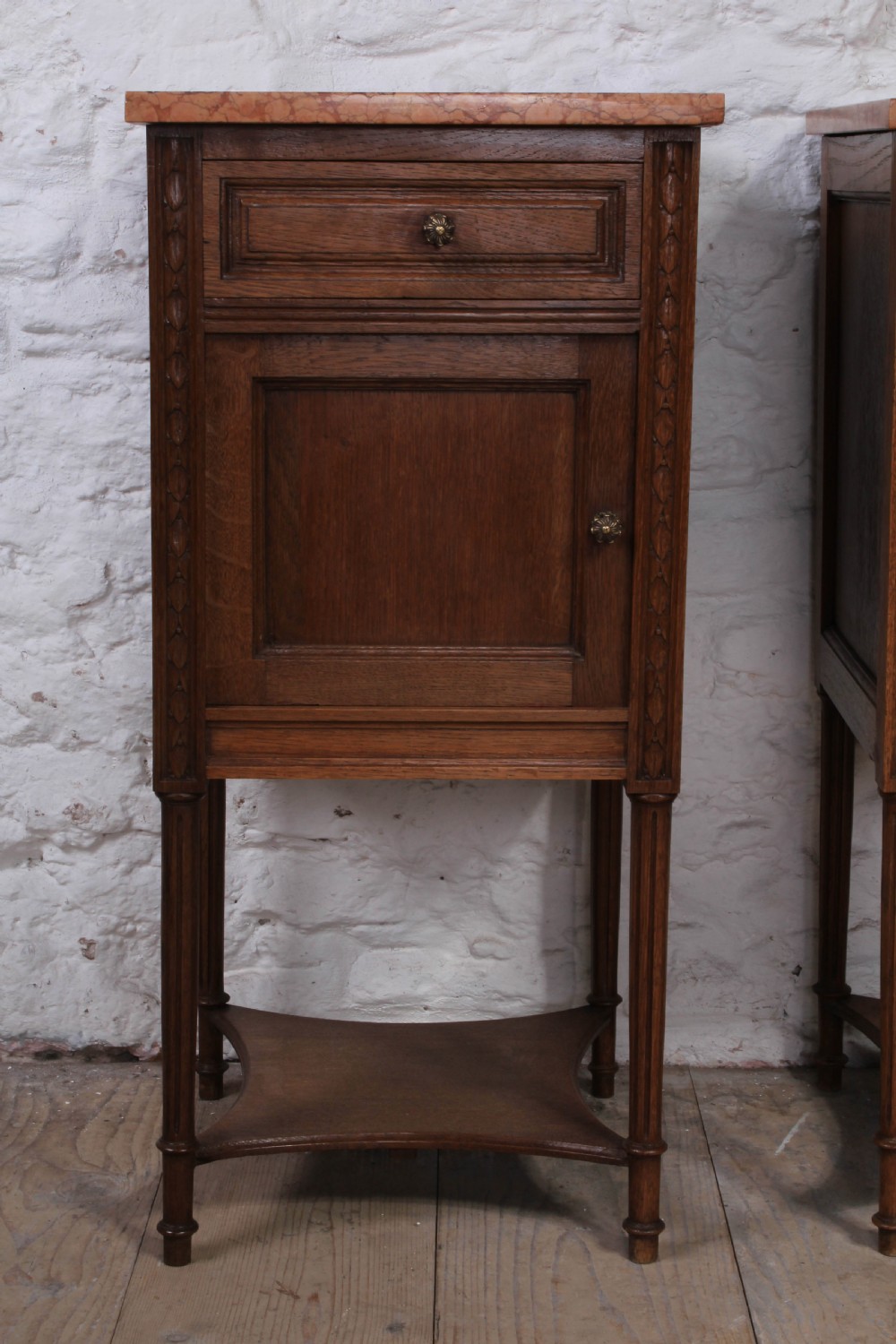 Nice pair of  matching oak bedsides  View II