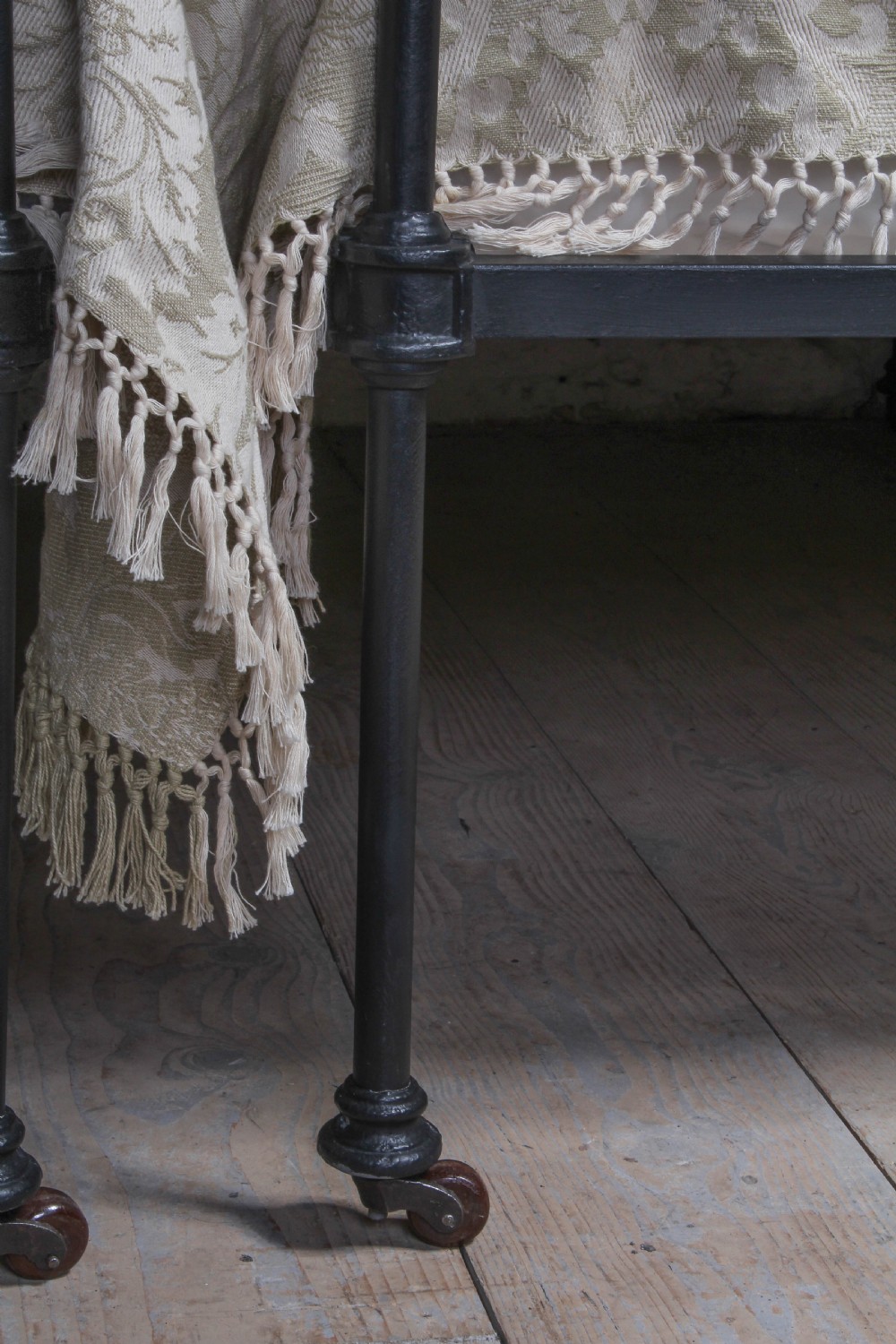 Very nice pair of Victorian all iron beds (can be joined) View V
