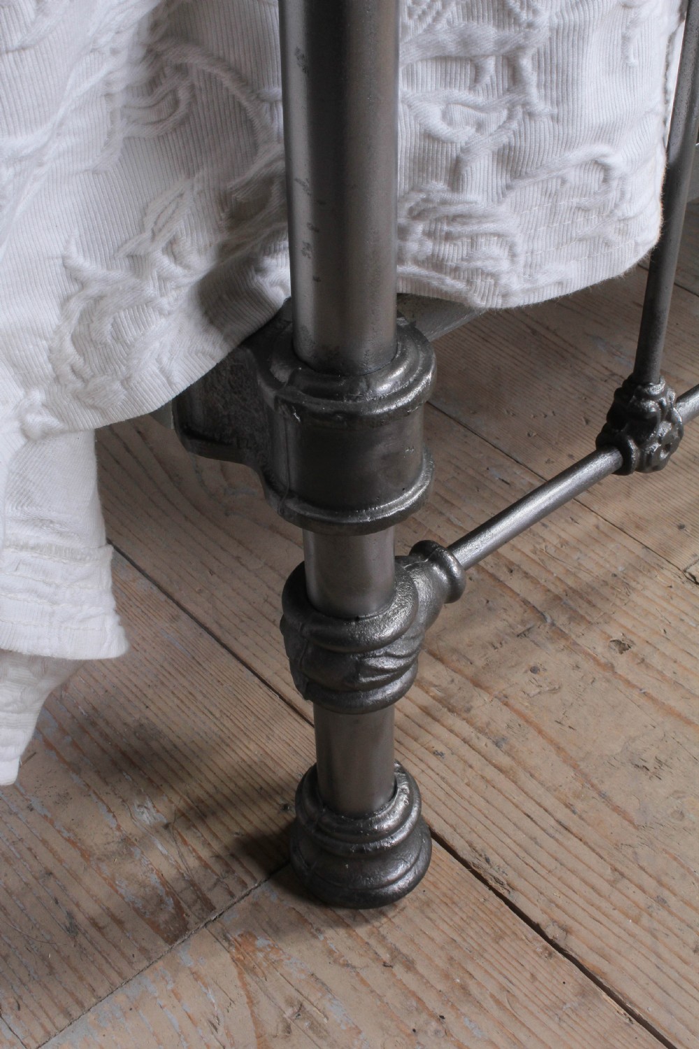 Burnished and aged brass  simple French king size bed View V