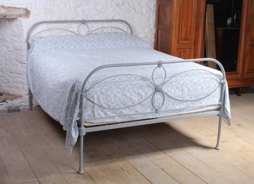 Nice all iron Victorian Irish king size bed