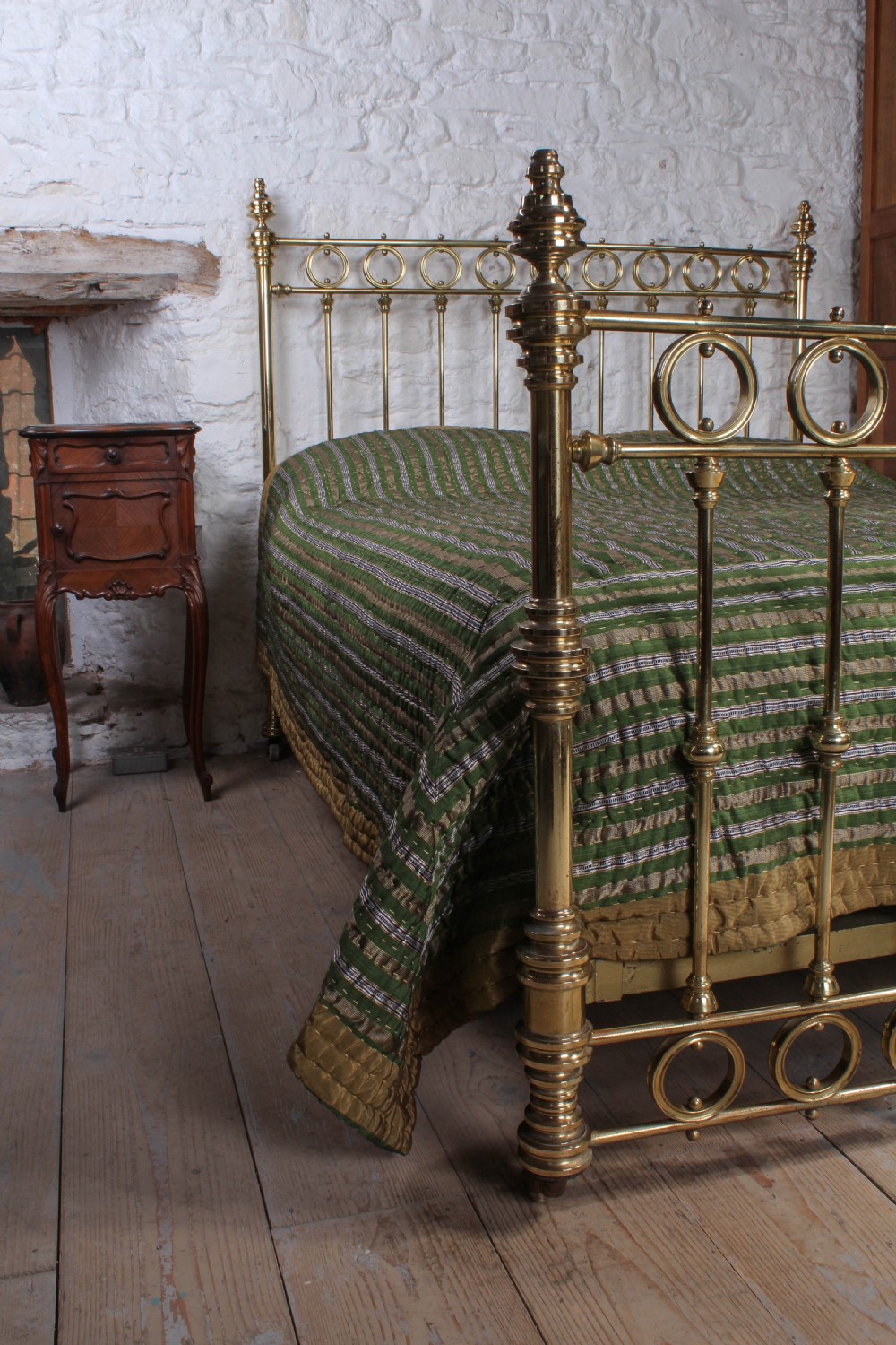 Absolutely lovely  all original all brass  French king size  bed View IV