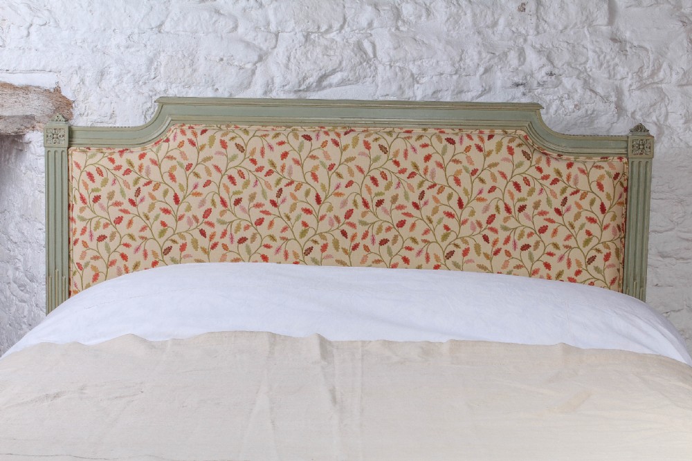 Unusual upholstered French king size low end bed View IV